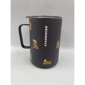 Starbucks Christmas 2025 Limited Edition Gingerbread Holiday Travel Mug 16oz